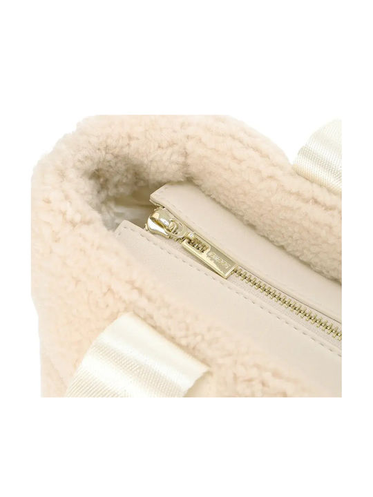 Mini Fell Damen Tote Tasche Beige