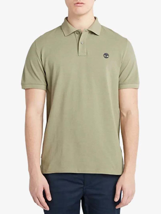 Polo Short Sleeve Khaki Blouse