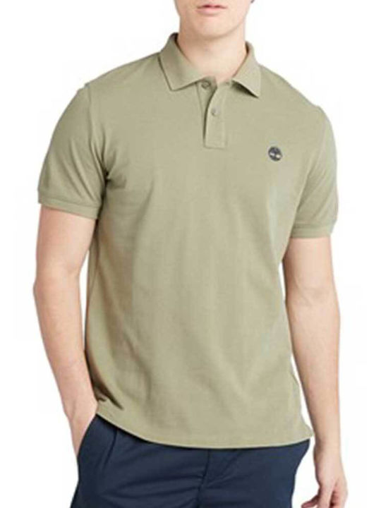Polo Short Sleeve Khaki Blouse