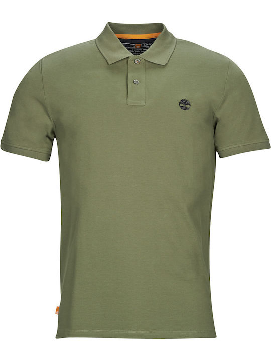 Polo Short Sleeve Khaki Blouse
