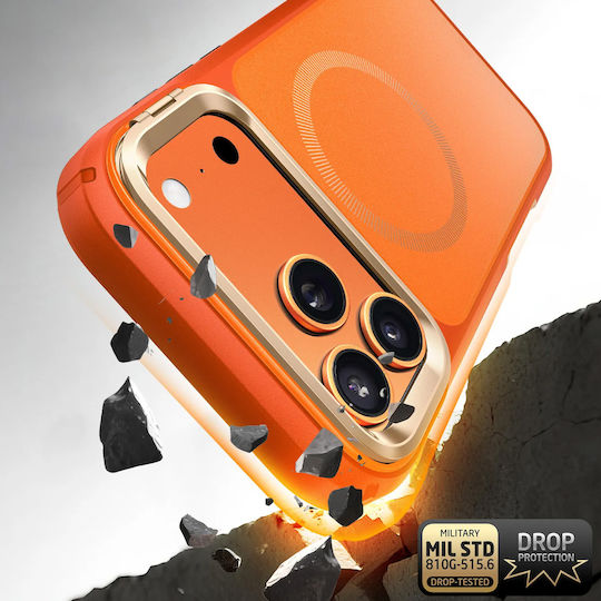 I-blason Пълен Калъф Iphone 17 Pro Max Magsafe Удароустойчив 6m Стойка Оранжев