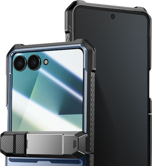 Supcase Усилен Калъф Galaxy Z Flip 7 Unicorn Beetle Grip Series със Стойка Син