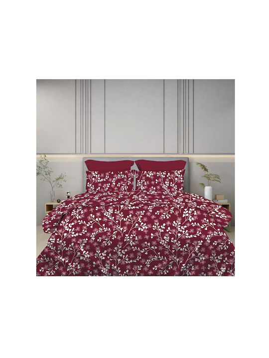 Astron Italy Duvet Cover Set Cotton Queen with 2 Pillowcases 230x250 Daisy Redwine