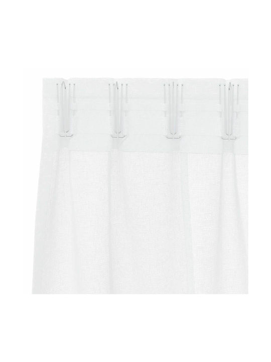 vidaXL Set Vorhänge mit Bleistiftfalten Weiße 140x175cm