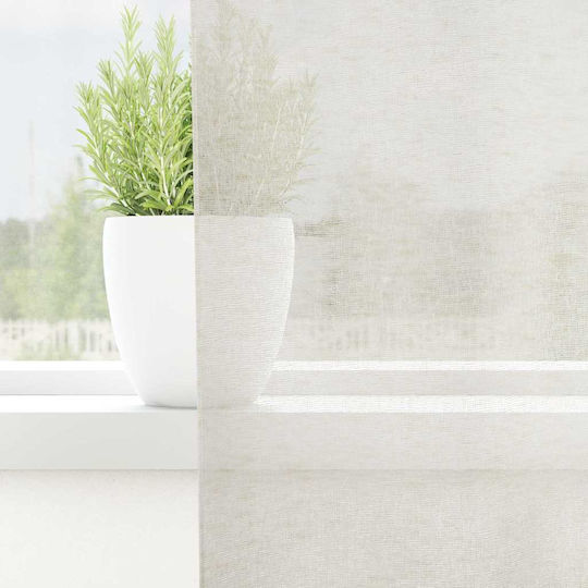 vidaXL vidaXL Set Vorhänge Fenster mit Bleistiftfalten Beige 140x175cm