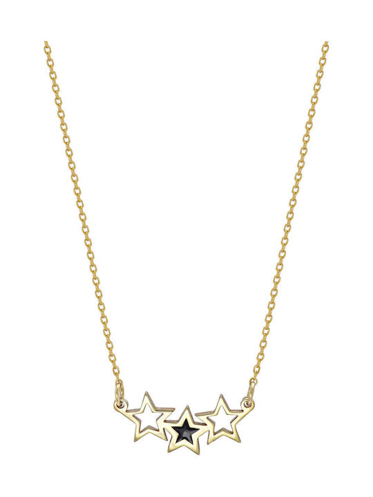 Kiriakos Gofas Charm mit Design Stern aus Gold 9 K