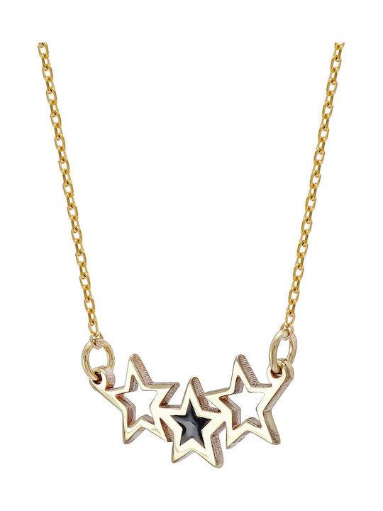Kiriakos Gofas Charm mit Design Stern aus Gold 9 K