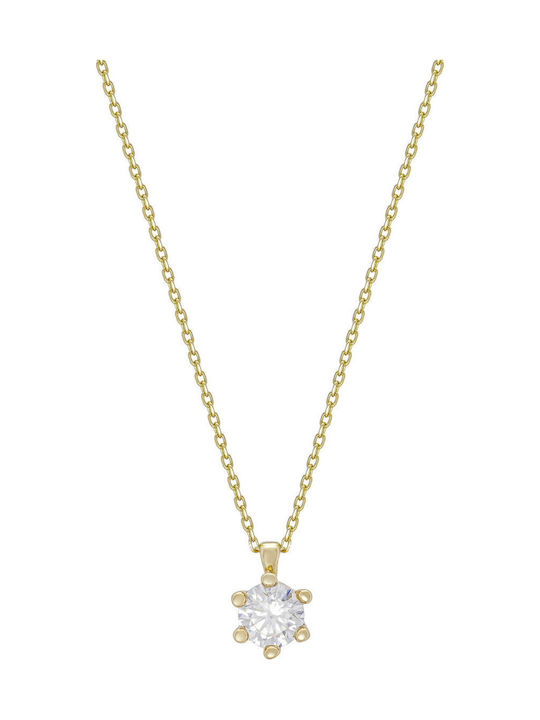 Kiriakos Gofas Charm Solitärring aus Gold 14K