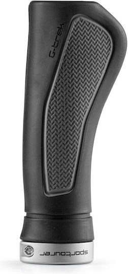 Sportourer SPR-199MTL000C001 Χειρολαβές Ποδηλάτου σε Μαύρο Χρώμα 133.5mm Lock-on