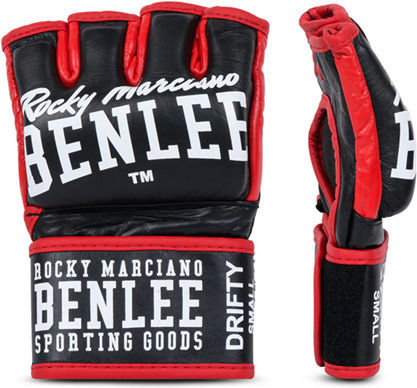 Benlee Drifty MMA Handschuhe Leder Schwarz