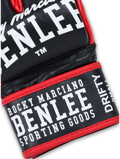 Benlee Drifty MMA Handschuhe Leder Schwarz