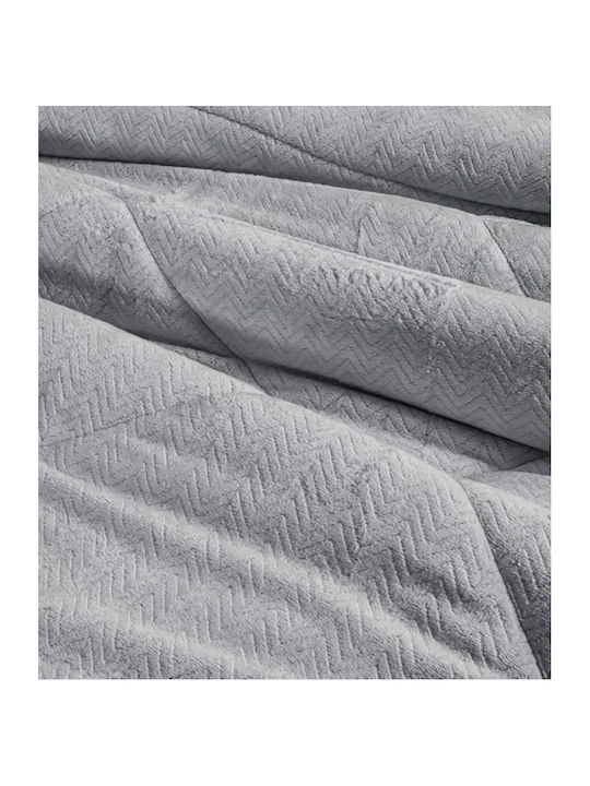 Guy Laroche Husă de pătură Semi-dublu 180x240cm Moore Argint 780 g/mp²Gsm