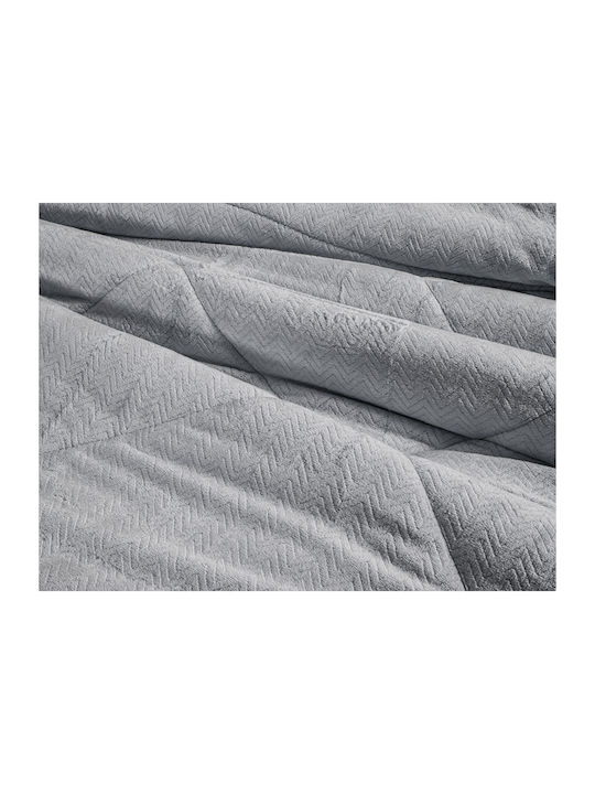 Guy Laroche Husă de pătură Semi-dublu 180x240cm Moore Argint 780 g/mp²Gsm