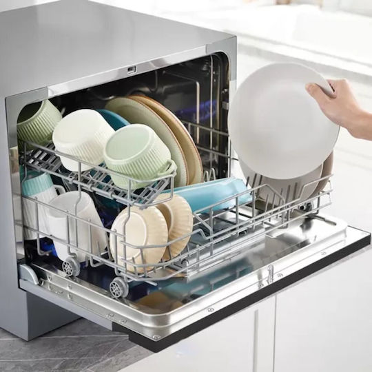 Midea Tischgeschirrspüler mit Wi-Fi für 6 Gedecke B55xH43.8cm Weiß