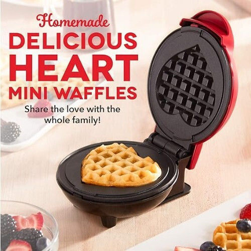 Factory WP-MK03 Mini Waffle Maker for Heart Waffles 350W