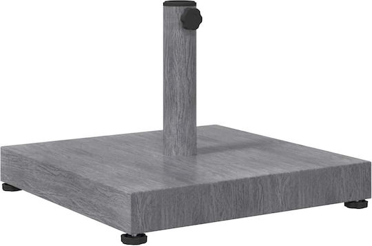 vidaXL Βάση Ομπρέλας Μεταλλική Καφέ 45x45x31.5cm
