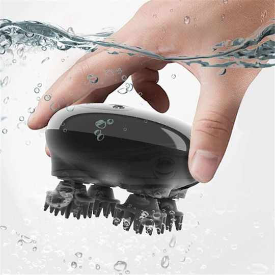 Yesido Handheld Head Massager Mg04 4 Gear Head Scratcher Electrical Muscle Stimulation 1200mAh 3200rpm Black