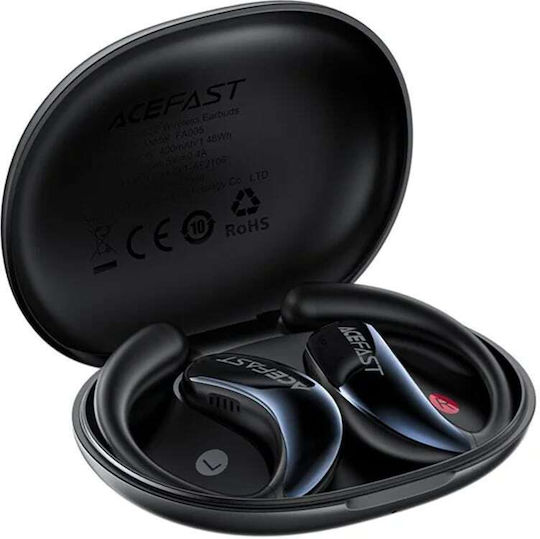 Acefast FA005 Acefit SE Offenes Ohr Bluetooth-Freisprecheinrichtung Kopfhörer mit Schweißresistenz und Ladeetui Schwarz