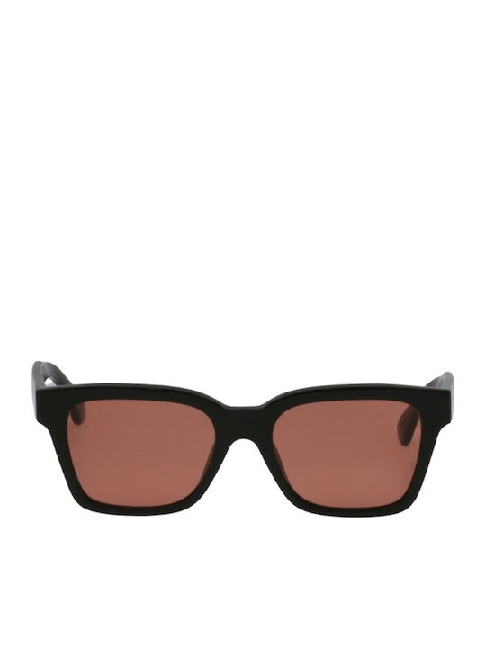 Retrosuperfuture Women’s Sunglasses with Black Horn-Rimmed Frame and Black Lens America-XYK