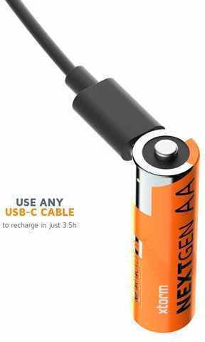 Xtorm Επαναφορτιζόμενες Μπαταρίες AA Li-ion 2200mAh 5V 4τμχ