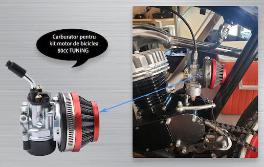 Kit De Reglare Carburator Motor Bicicletă 80cc