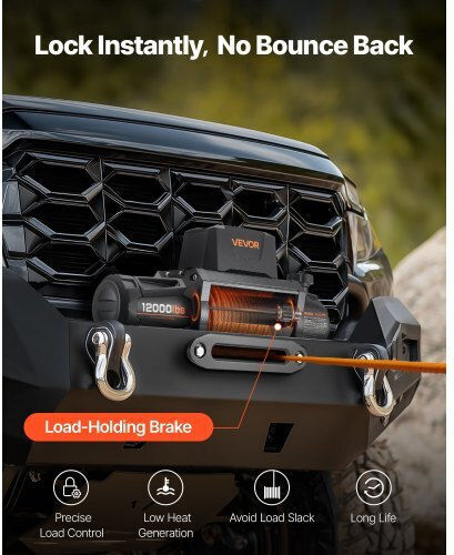 Vevor Electric 4x4 Car Winch 12V with Towing Capacity 5400kg