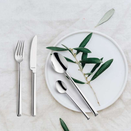 Amefa Set de Tacâmuri Inoxidabil Argintiu 24buc