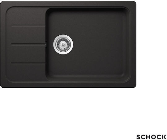 Schock Element Chiuvetă De Bucătărie Drop-In 78x50cm Negru Schock Element Chiuvetă De Bucătărie Drop-In 78x50cm Negru