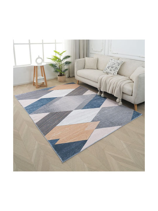 Homeone London Modern Velvet Bedroom Rugs Set 3pcs