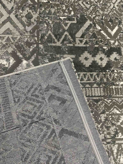 Σετ Χαλιά Κρεβατοκάμαρας Βελουτέ Grey Luna-0178-grey-set 3τμχ