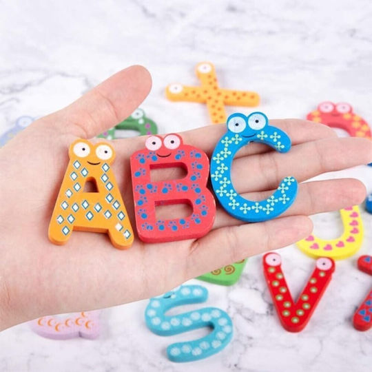Wooden Magnetic Letters 5cm of English Alphabet 26 pcs 16pxd37