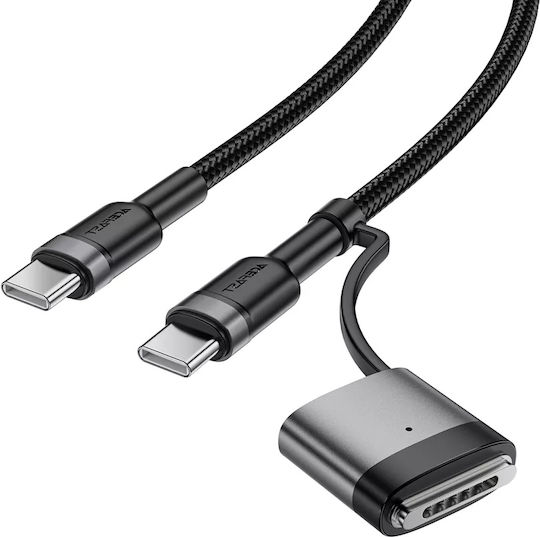 Acefast USB 2.0 Kabel USB-C männlich - USB-C 240W Schwarz 1.2m