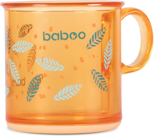 Baboo Căniță pentru copii din Plastic Portocaliu 170ml
