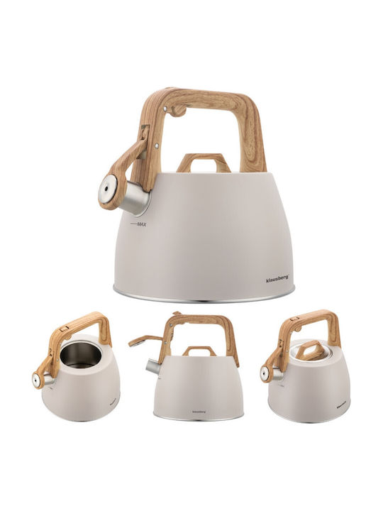 Klausberg Kettle Stainless Steel Gray 2500ml