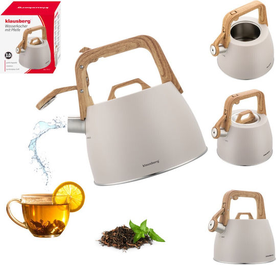 Klausberg Βραστήρας Ανοξείδωτος Γκρι 2500ml