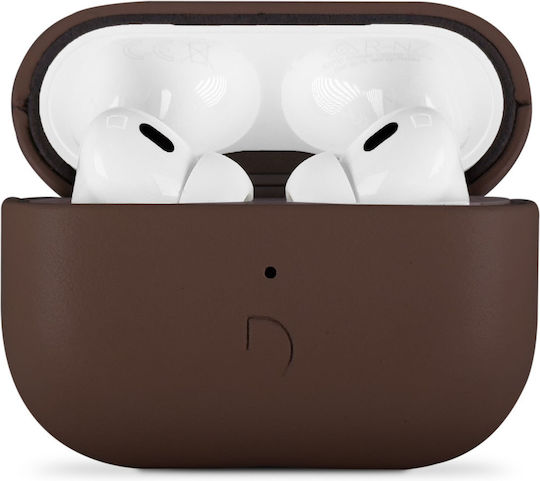 Decoded Aircase Θήκη Δερμάτινη σε Καφέ χρώμα για Apple AirPods Pro 3