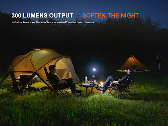 Fenix CL20R Pro Φανάρι Led Επαναφορτιζόμενο για Camping με Φακό 400lm Λευκό