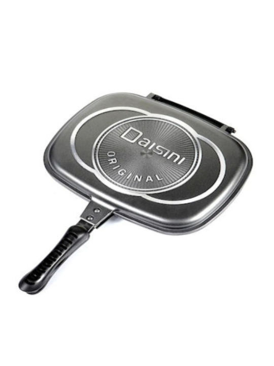 Newest Daisini Διπλή Ομελετιέρα από Χυτό Αλουμίνιο με Αντικολλητική Επίστρωση 36cm
