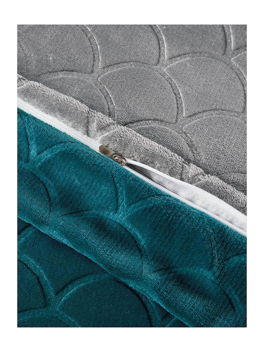 Madi Bettbezug Einzelbett 160x220 Nevola Petrol