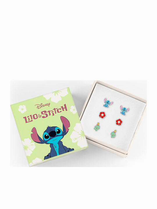 Kritsimis Lilo Stitch Хипоалергенни Studs