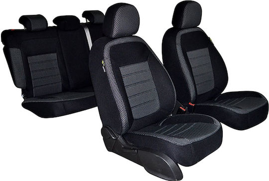 Smartic Set Spătare Auto 10buc Negru