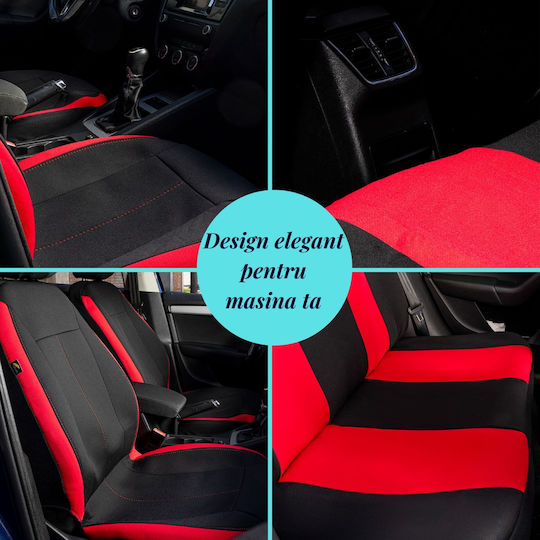 Smartic Set Spătare Auto 9buc Roșu