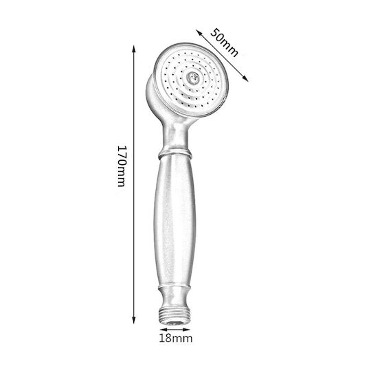 Handheld Showerhead with Hose