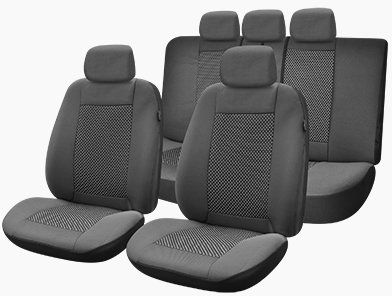 Smartic Car Seat Back Set 11pcs Black