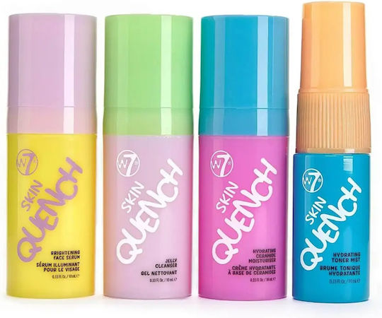 W7 Cosmetics Skin Quench Cuties Travel Set για Ενυδάτωση & Λάμψη 4τμχ