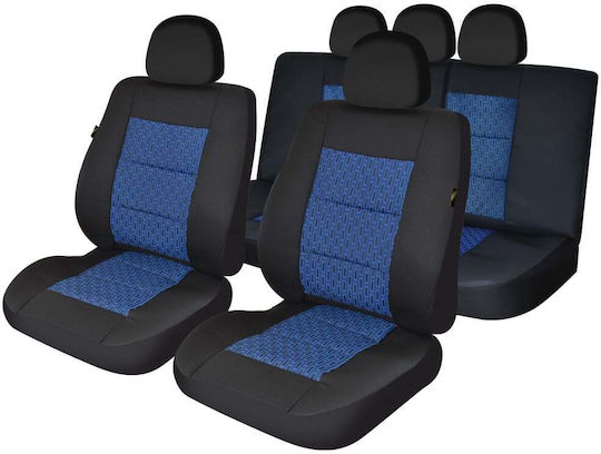 Smartic Set Spătare Auto 11buc Albastru / Negru