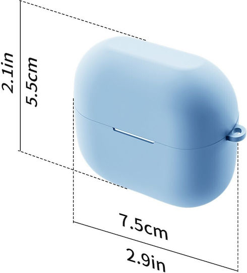 Case Silicone in Blue color for Galaxy Buds3