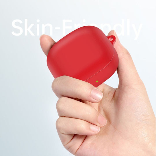 Hülle Silikon in Rot Farbe für Galaxy Buds Pro