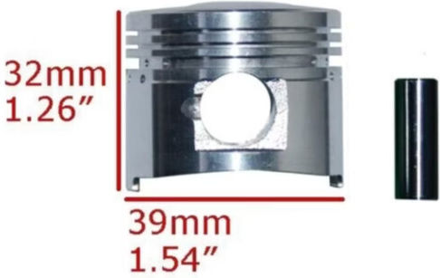 Siguranțe pentru Piston Motocicletă 39mm pentru Ducati Cruiser pentru Honda Rebel / Tigru pentru Keeway Cruiser pentru Triumph Tigru / Sprint
