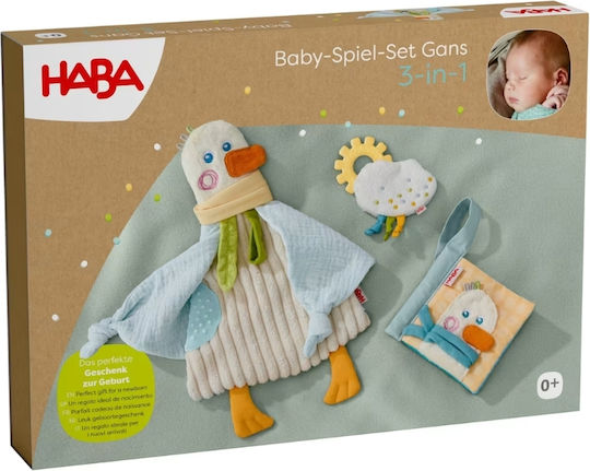 Haba Baby Aktivitätsspielzeug Set 3 1 Bücherlädchen Beißring Schnuller Ente